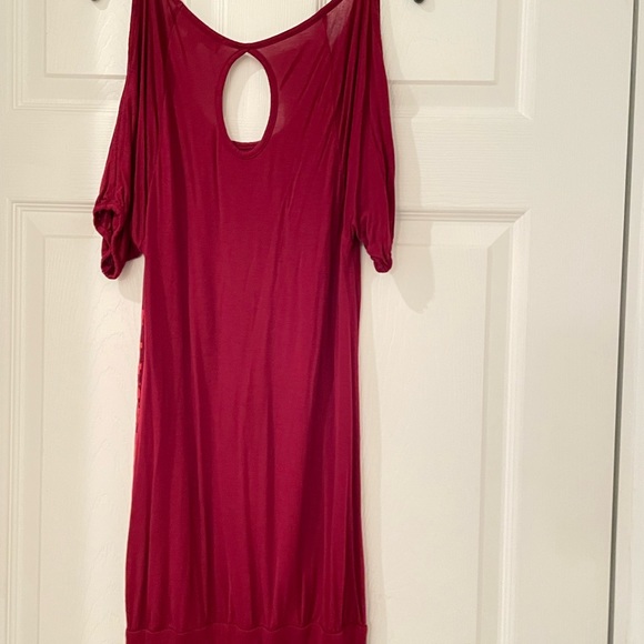 This is a burgundy Decree Dress is great for date night or girls night out - Picture 2 of 2